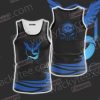 Team Mystic Pokemon Go Unisex 3D Tank Top