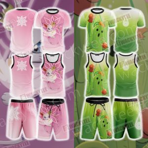 Digimon Togemon 3D Beach Shorts