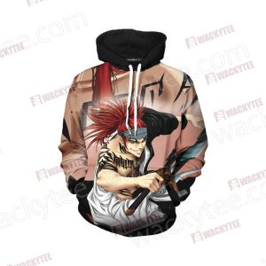 Bleach Renji Abarai 3D Hoodie