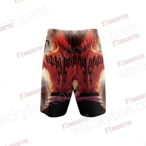 Bleach Renji Abarai 3D Beach Shorts