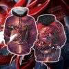 Yu Gi Oh! Slifer The Sky Dragon 3D Hoodie