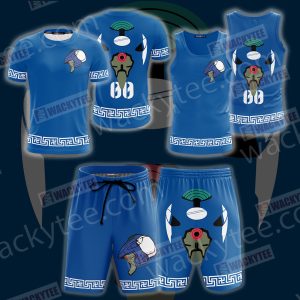 Neon Genesis Evangelion EVA00 3D Beach Shorts