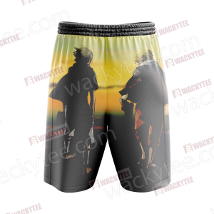 Naruto And Sasuke Beach Shorts