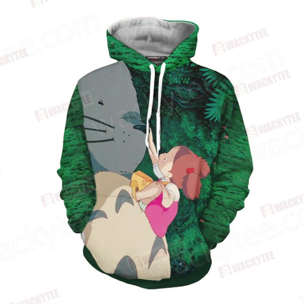 My Neighbor Totoro Totoro and Mei 3D Hoodie