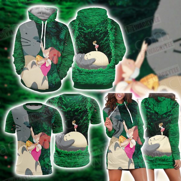 My Neighbor Totoro Totoro and Mei 3D Hoodie