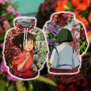 Spirited Away Ogino Chihiro And Haku 3D Hoodie