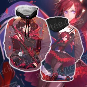 RWBY Ruby Rose Unisex 3D Hoodie