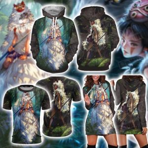 Princess Mononoke 3D Hoodie