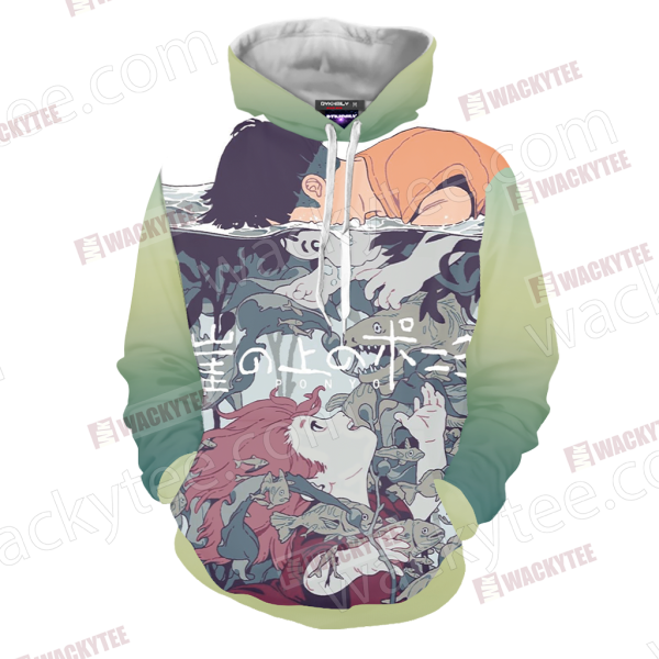 Ponyo - Ponyo And Sosuke 3D Hoodie