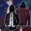 Sailor Moon Tuxedo Cosplay Zip Up Hoodie Jacket