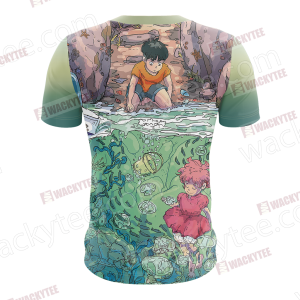 Ponyo - Ponyo And Sosuke Unisex 3D T-shirt