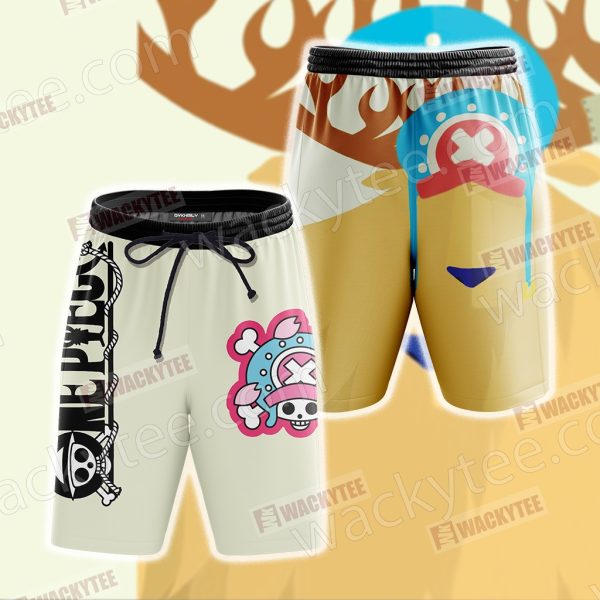 One Piece Tony Tony Chopper Monster Minimalist Beach Shorts