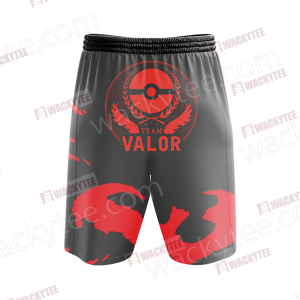 Team Valor Pokemon Go Beach Shorts