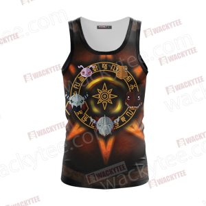 Digimon The Crest Of Light 3D Tank Top