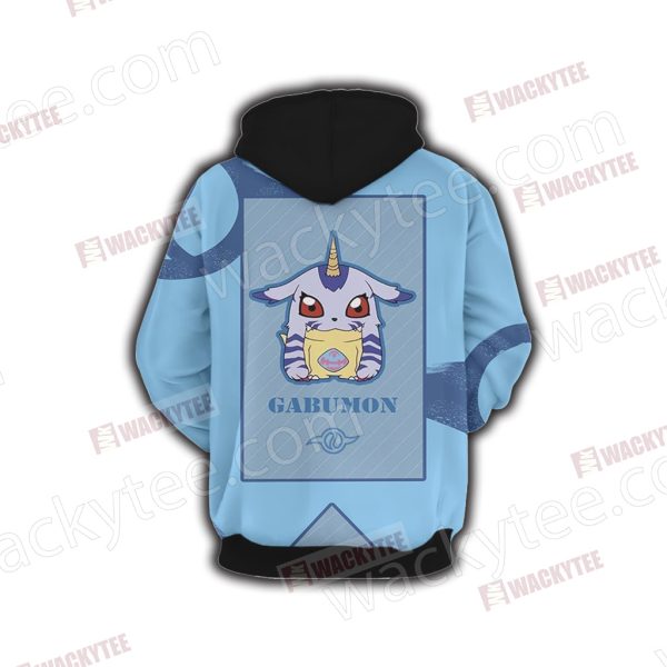 Digimon Gabumon The Crest Of Friendship 3D Hoodie