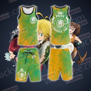 The Seven Deadly Sins - Pride 3D Beach Shorts