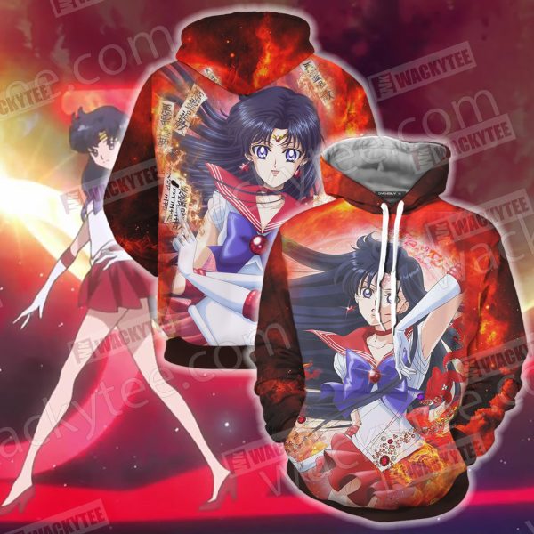 Sailor Moon Sailor Mars (Rei Hino) 3D Hoodie