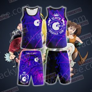 The Seven Deadly Sins - Sloth 3D Beach Shorts