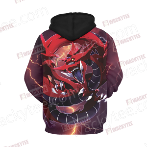 Yu Gi Oh! Slifer The Sky Dragon 3D Hoodie