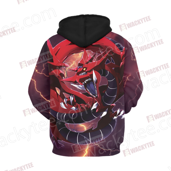 Yu Gi Oh! Slifer The Sky Dragon 3D Hoodie