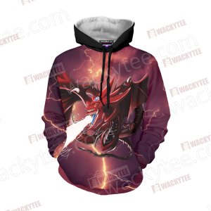 Yu Gi Oh! Slifer The Sky Dragon 3D Hoodie