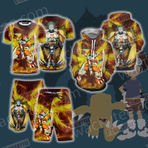 Digimon Greymon And Yagami Taichi 3D T-shirt