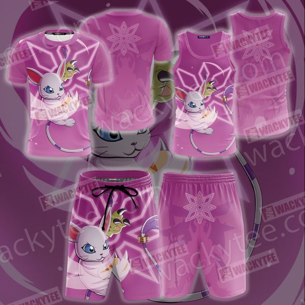 Digimon Gatomon Beach Shorts