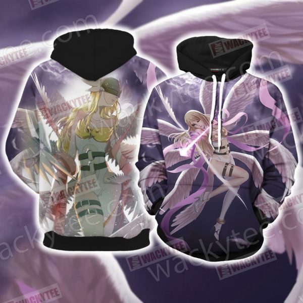 Digimon Angewomon Unisex 3D Hoodie