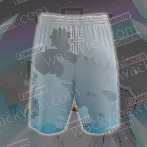 Digimon  Ikakumon 3D Beach Shorts