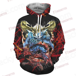 Yu Gi Oh! Yami Yugi And Egyptian God Cards 3D Hoodie