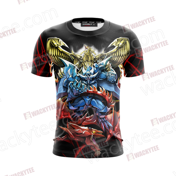 Yu Gi Oh! Yami Yugi And Egyptian God Cards 3D T-shirt