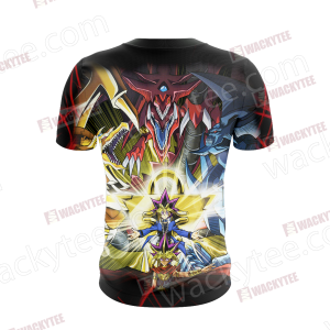 Yu Gi Oh! Yami Yugi And Egyptian God Cards 3D T-shirt