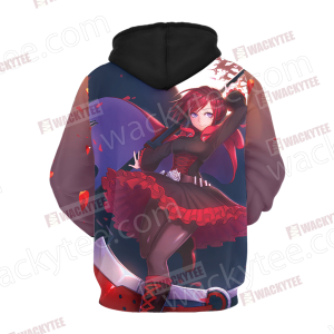 RWBY Ruby Rose Unisex 3D Hoodie