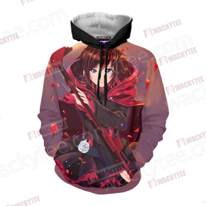 RWBY Ruby Rose Unisex 3D Hoodie