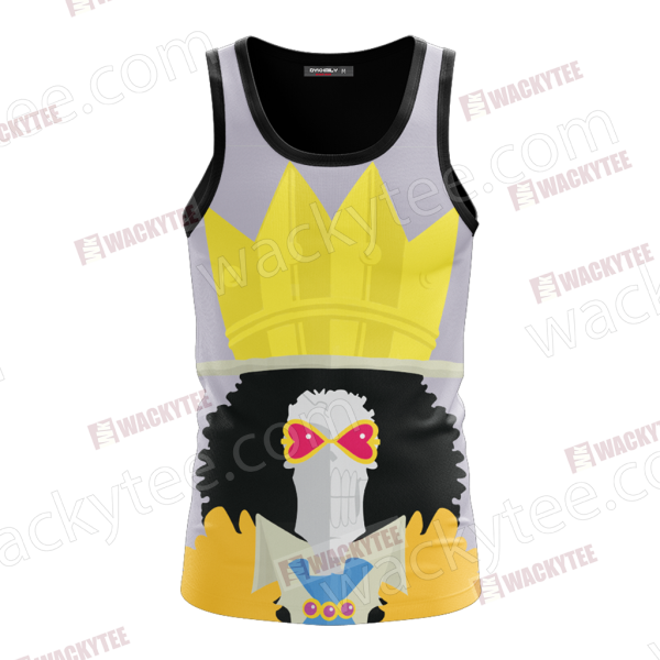 One Piece "Soul King" Brook Minimalist 3D Tank Top