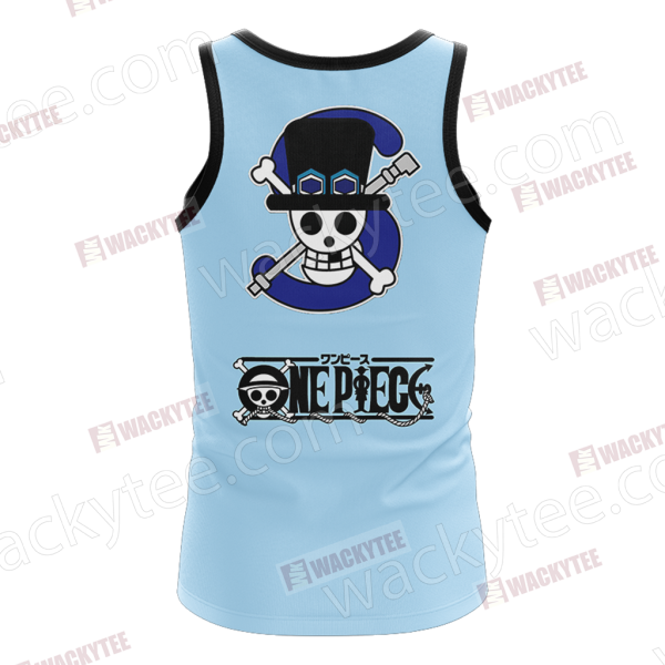 One Piece Sabo Minimalist 3D Tank Top