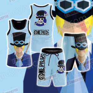 One Piece Sabo Minimalist 3D Tank Top