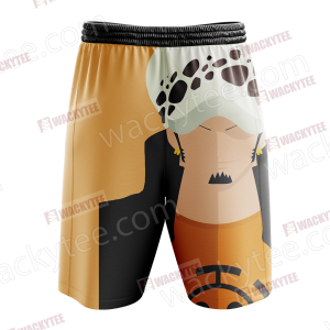 One Piece Trafalgar D. Water Law Minimalist Beach Shorts