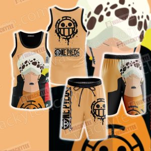 One Piece Trafalgar D. Water Law Minimalist Beach Shorts