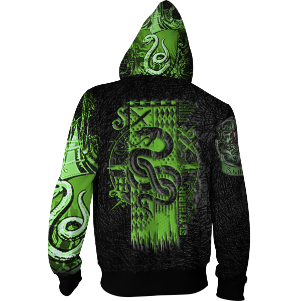 Slytherin House (Harry Potter) Zip Up Hoodie