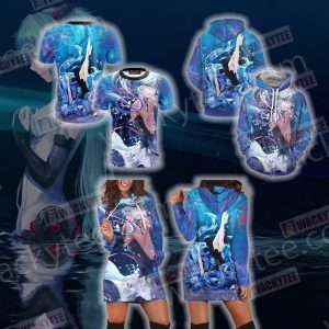 Hatsune Miku New 3D Hoodie Dress