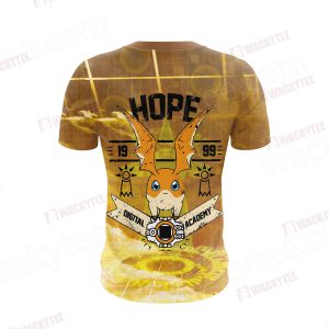 Digimon New The Crest Of Hope 3D T-shirt