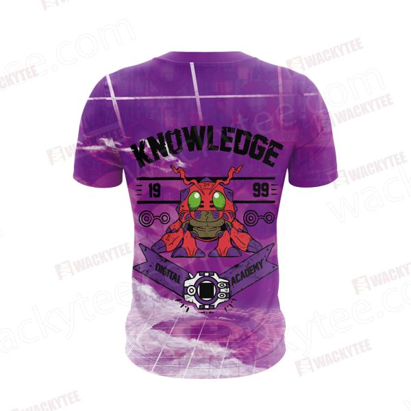 Digimon New The Crest Of Knowlegde 3D T-shirt