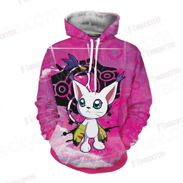 Digimon The Crest Of Light Unisex 3D Hoodie