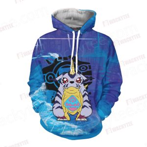 Digimon The Crest Of Friendship Unisex 3D Hoodie