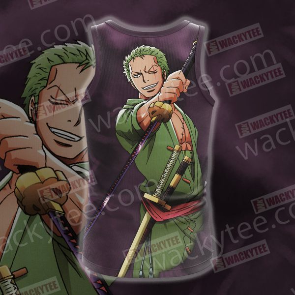 One Piece Zoro Unisex 3D Tank Top