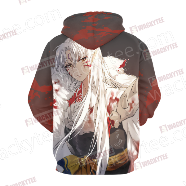 Inuyasha Sesshomaru Unisex 3D Hoodie