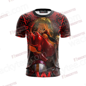 Neon Genesis Evangelion Soryu Asuka Langley Unisex 3D T-shirt