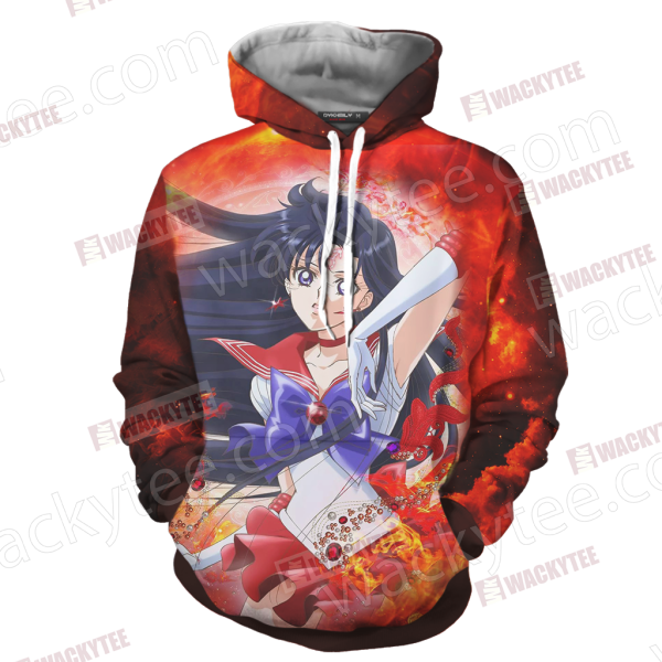 Sailor Moon Sailor Mars (Rei Hino) 3D Hoodie