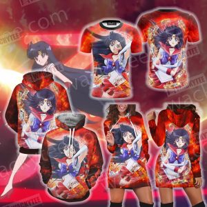 Sailor Moon Sailor Mars (Rei Hino) 3D Hoodie